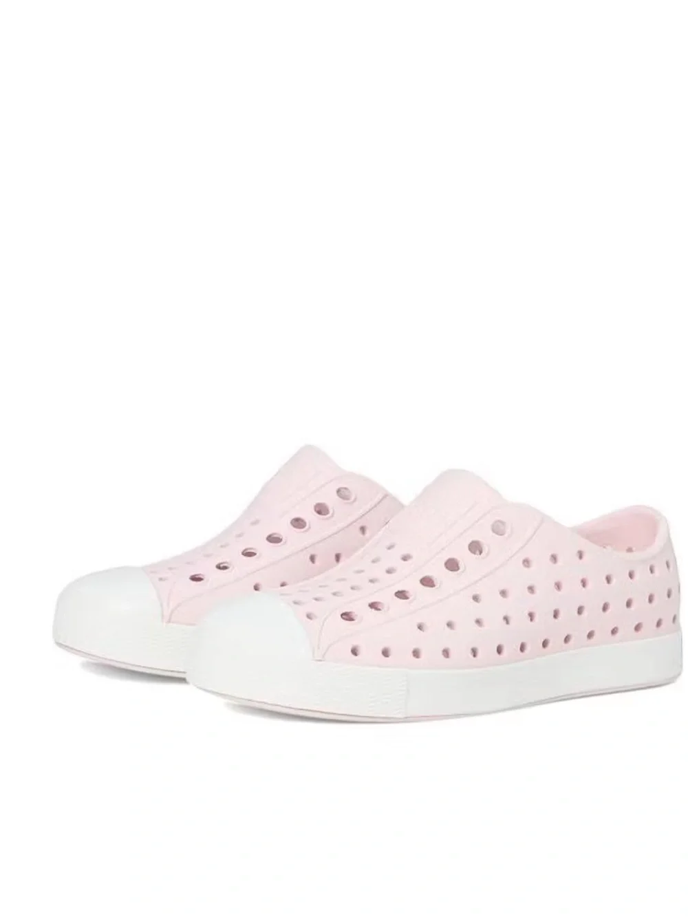Girls NATIVE Jefferson Pink Slip On WATER Shoes Sneakers NEW 8 Toddler Kids